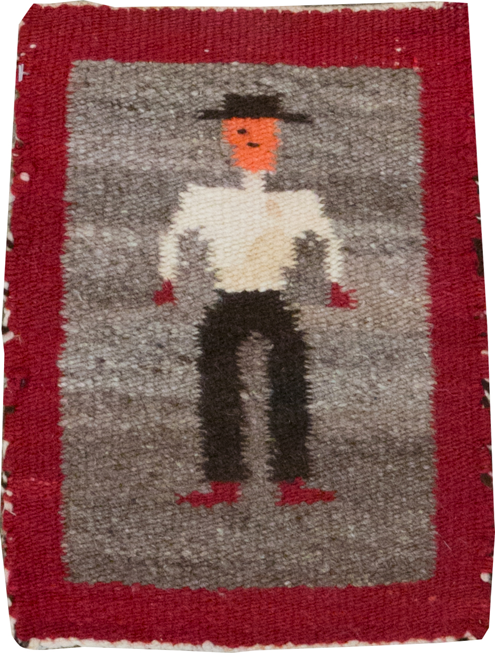 Vintage Pictorial Navajo Kilim, No.31866 - Gss