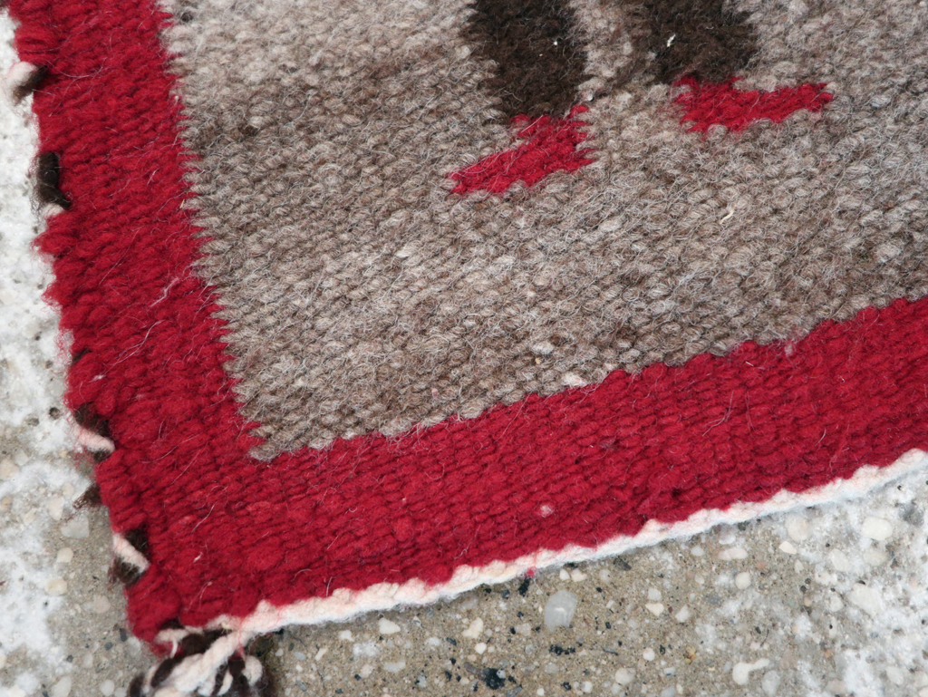 Vintage Pictorial Navajo Kilim, No.31866 - Gss
