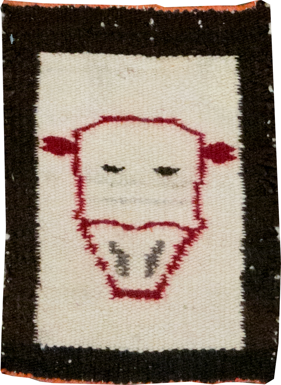 Vintage American Navajo Pictorial Kilim, No.31867 - Gss