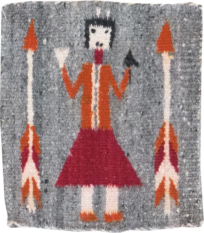 Vintage Pictorial Navajo Kilim, No.31868 - Gss