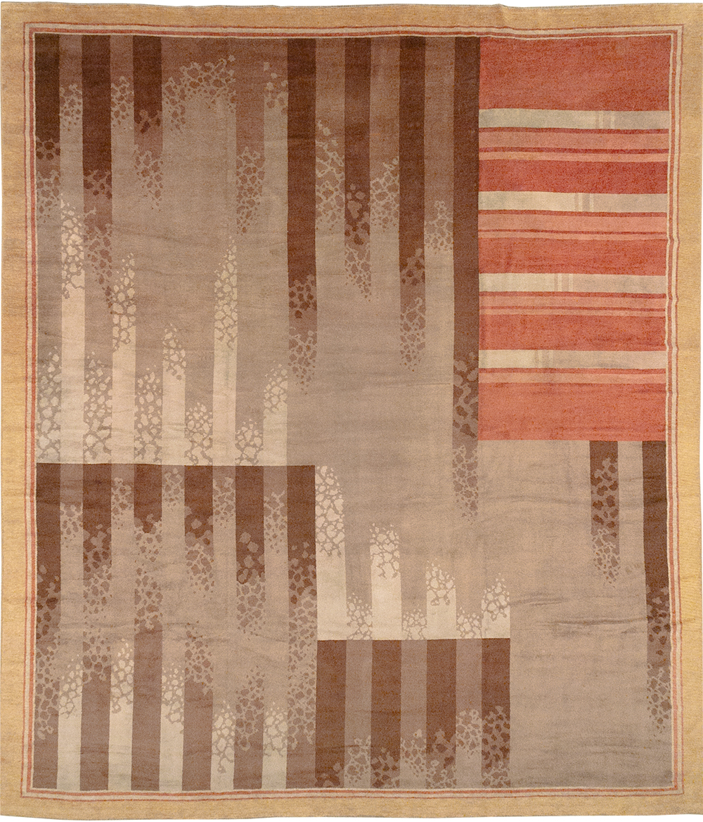 Vintage French Large Art Deco Carpet, No.31870 - Gss