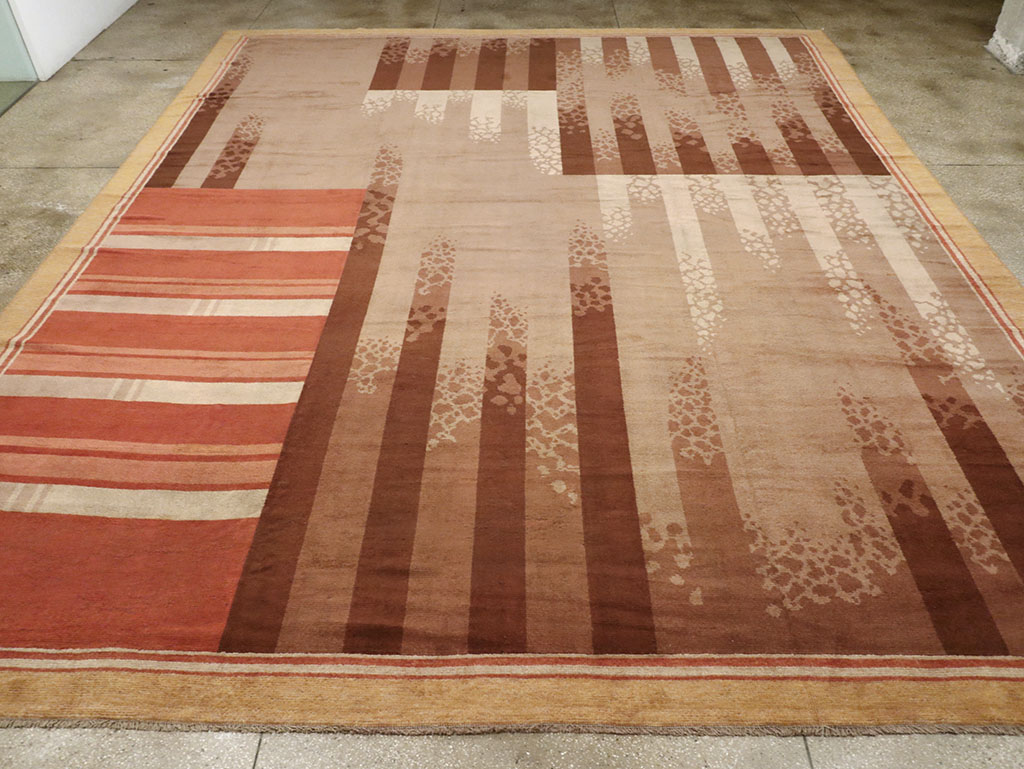 Vintage French Large Art Deco Carpet, No.31870 - Gss