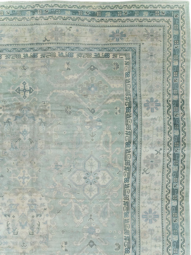Antique Turkish Oushak Oversize Carpet, No.31871 - Gss