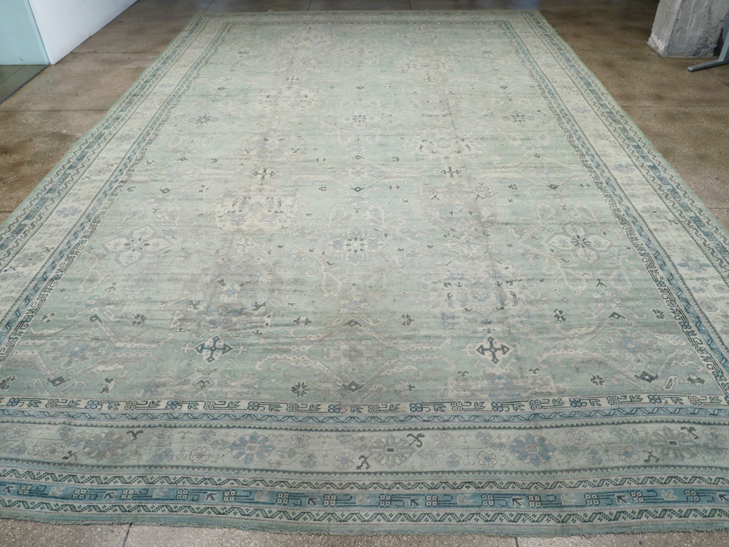 Antique Turkish Oushak Oversize Carpet, No.31871 - Gss