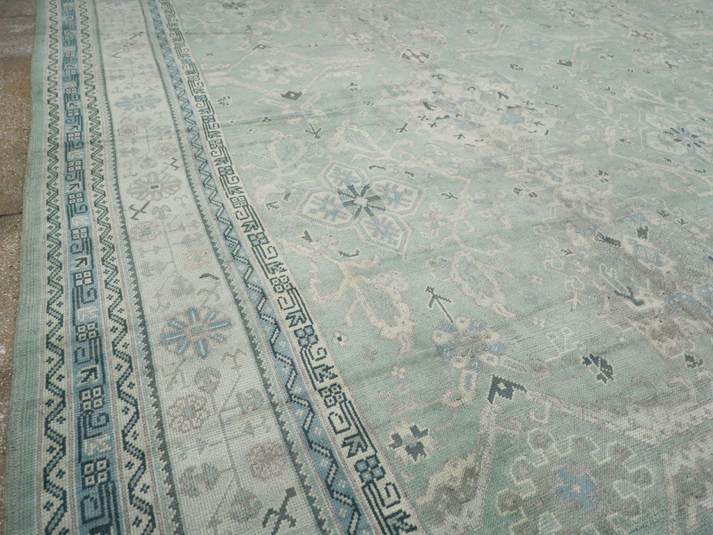 Antique Turkish Oushak Oversize Carpet, No.31871 - Gss