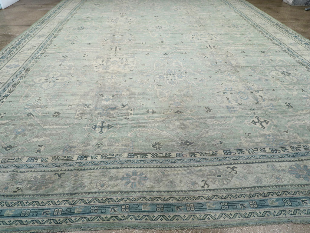 Antique Turkish Oushak Oversize Carpet, No.31871 - Gss