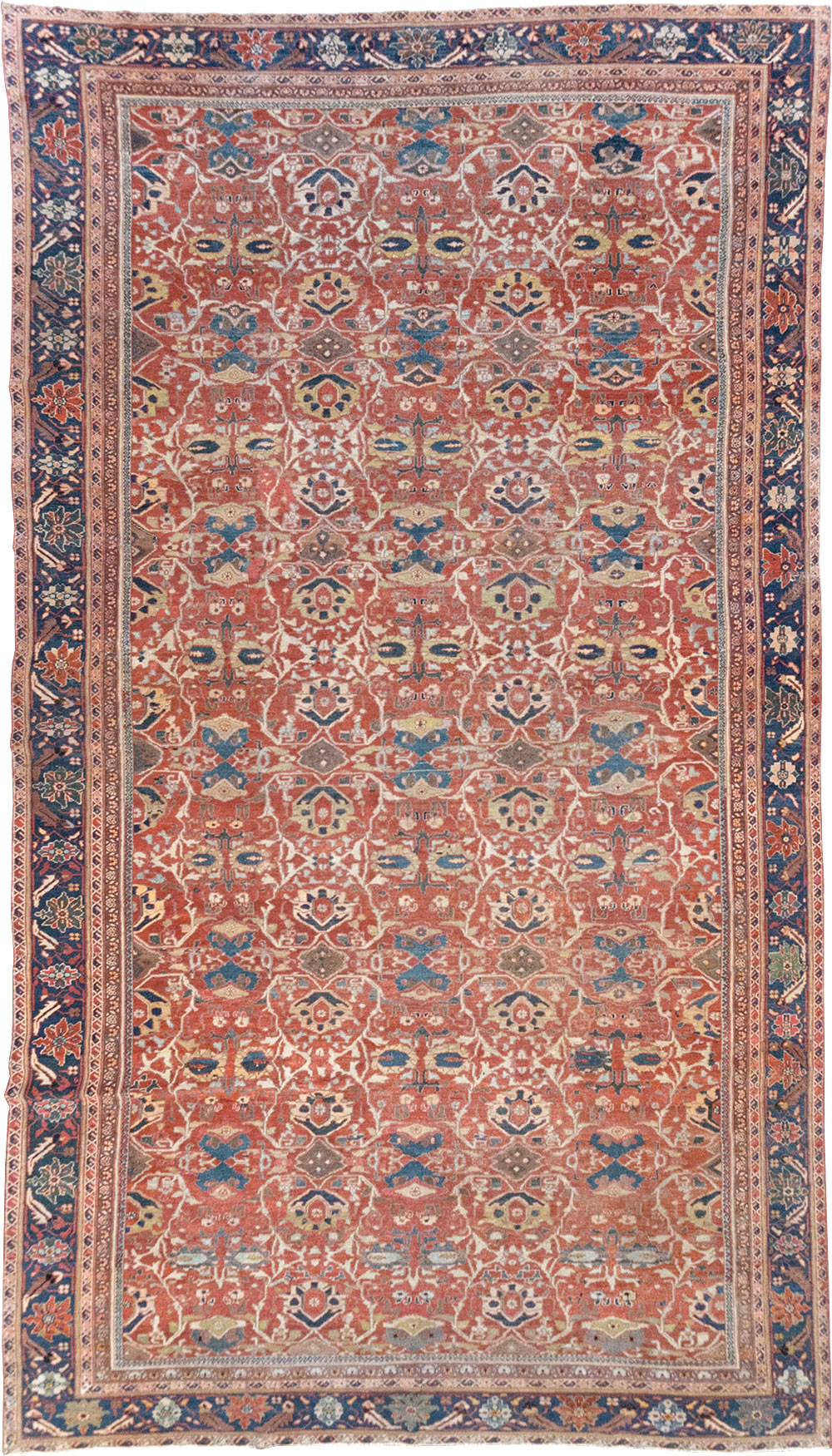 Antique Persian Mahal Large Carpet, No.31874 - Gss