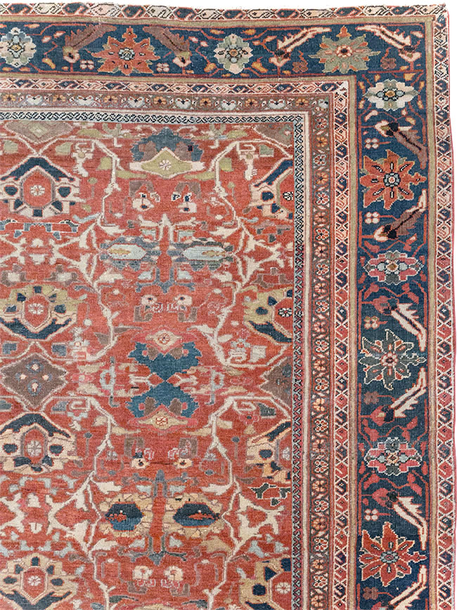 Antique Persian Mahal Large Carpet, No.31874 - Gss