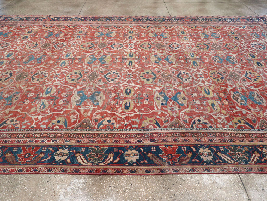 Antique Persian Mahal Large Carpet, No.31874 - Gss