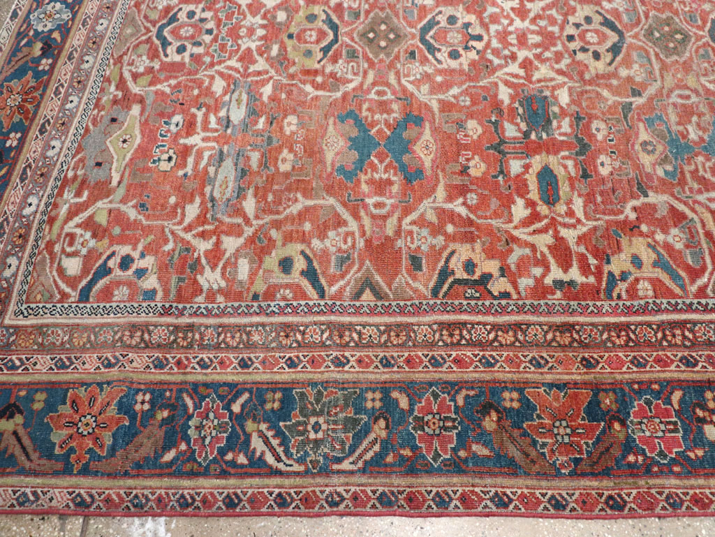 Antique Persian Mahal Large Carpet, No.31874 - Gss