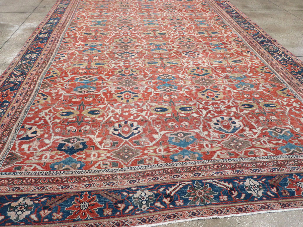 Antique Persian Mahal Large Carpet, No.31874 - Gss