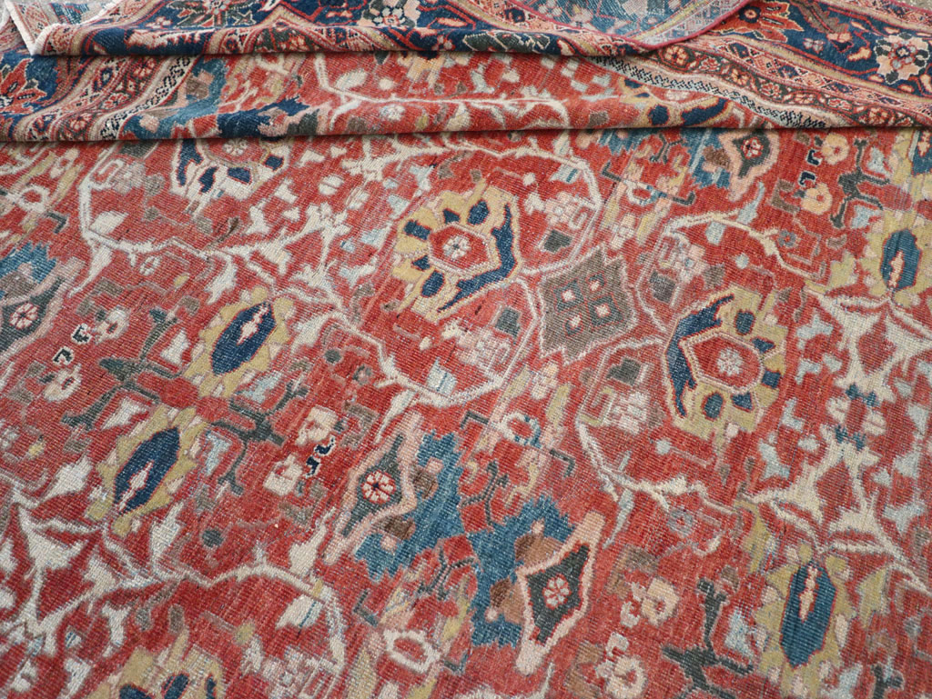 Antique Persian Mahal Large Carpet, No.31874 - Gss