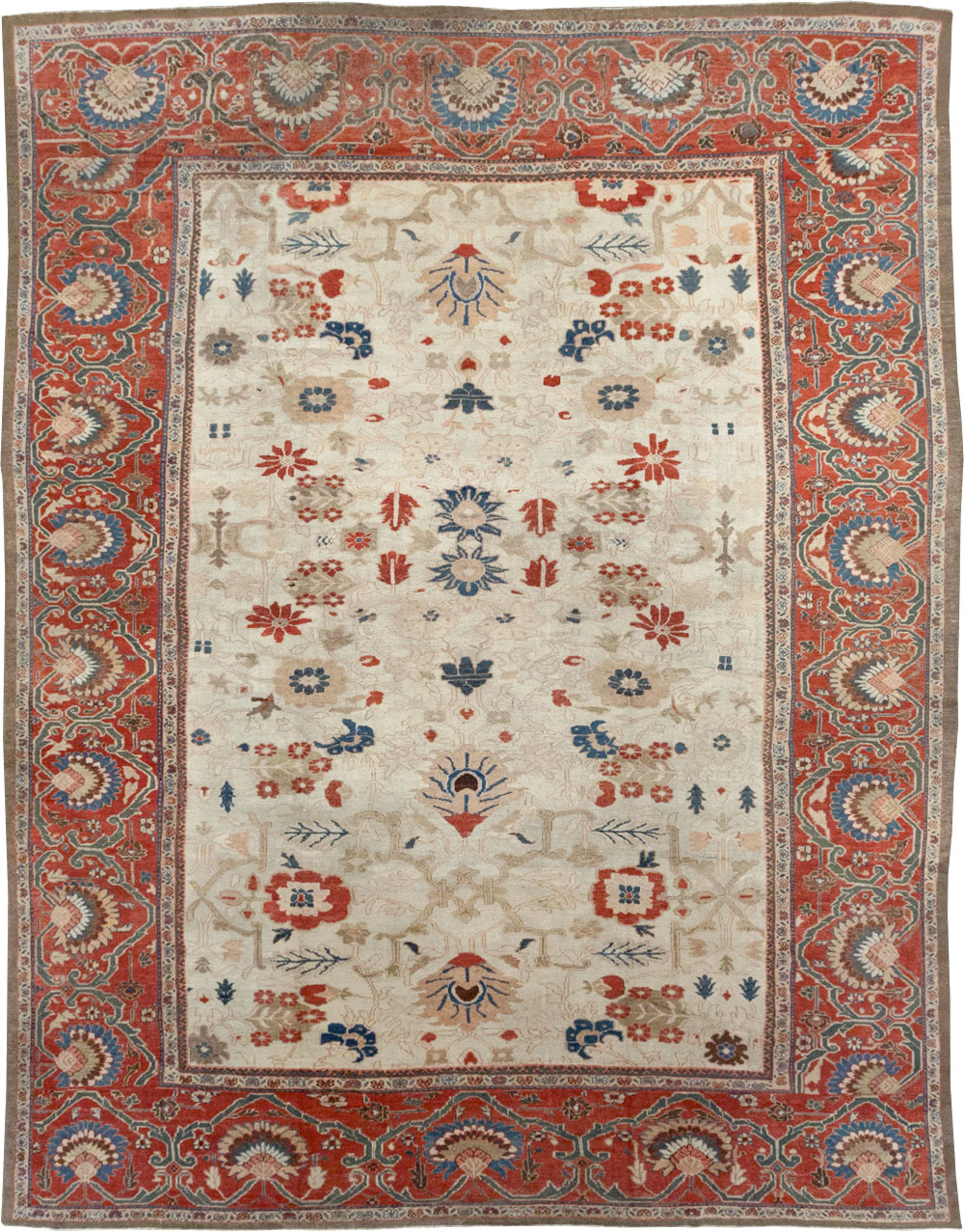Antique Persian Sultanabad Large Carpet, No.31877 - Gss