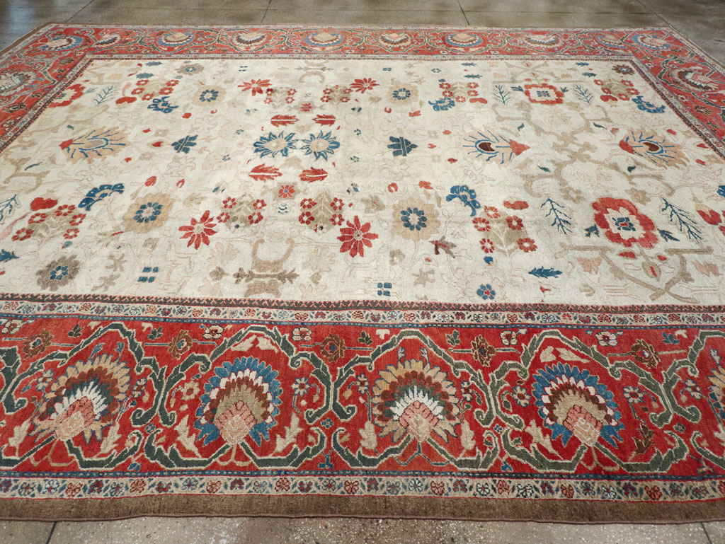 Antique Persian Sultanabad Large Carpet, No.31877 - Gss