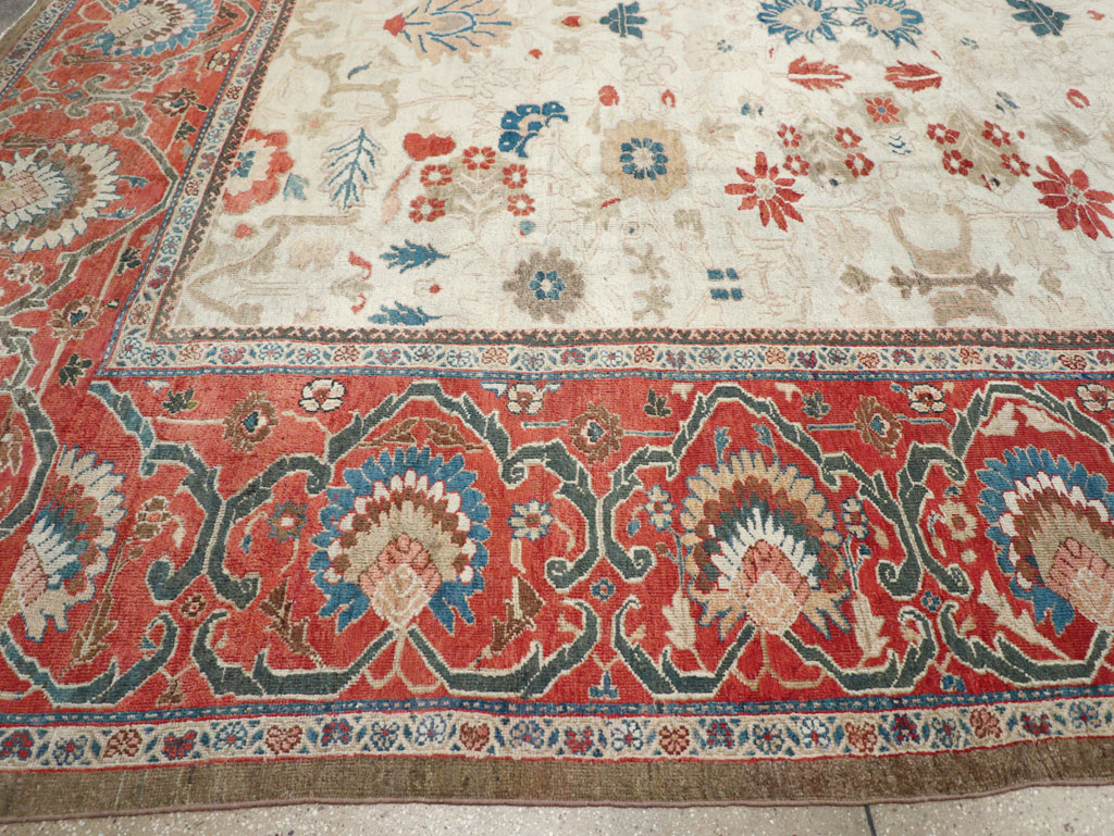 Antique Persian Sultanabad Large Carpet, No.31877 - Gss