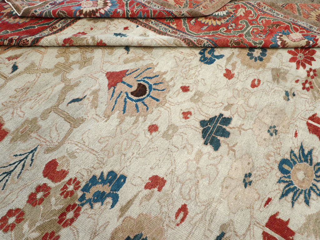 Antique Persian Sultanabad Large Carpet, No.31877 - Gss