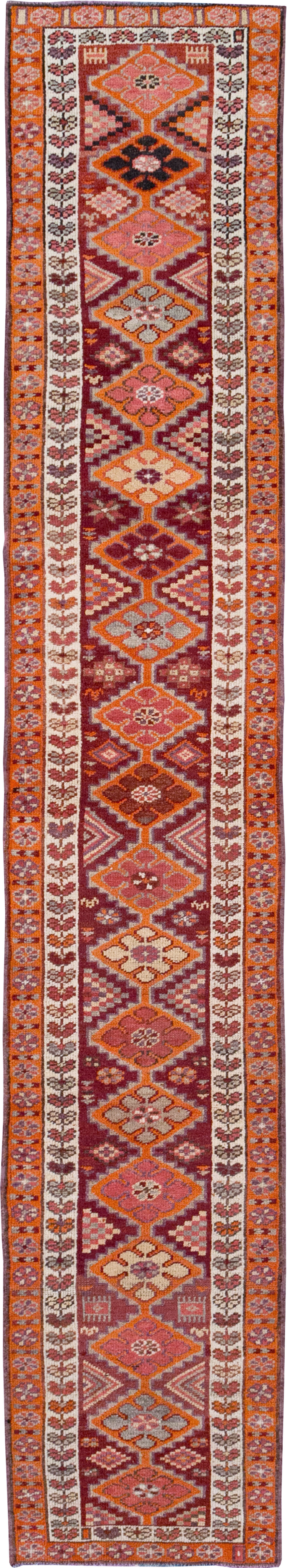 Vintage Turkish Anatolian Runner, No.31892 - Gss
