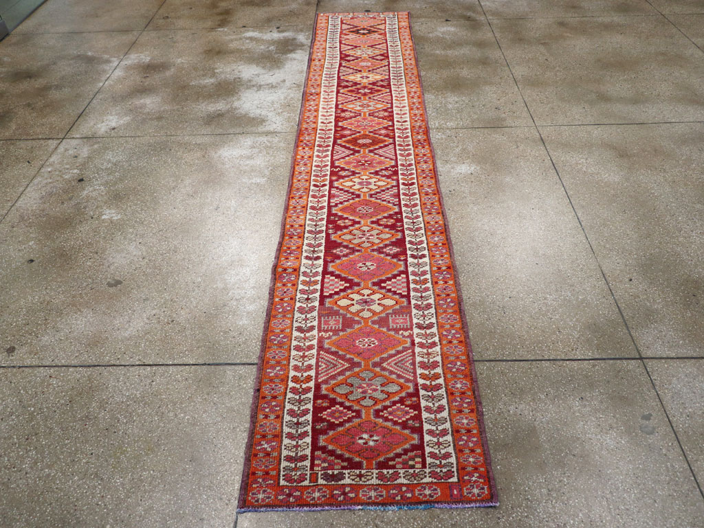 Vintage Turkish Anatolian Runner, No.31892 - Gss