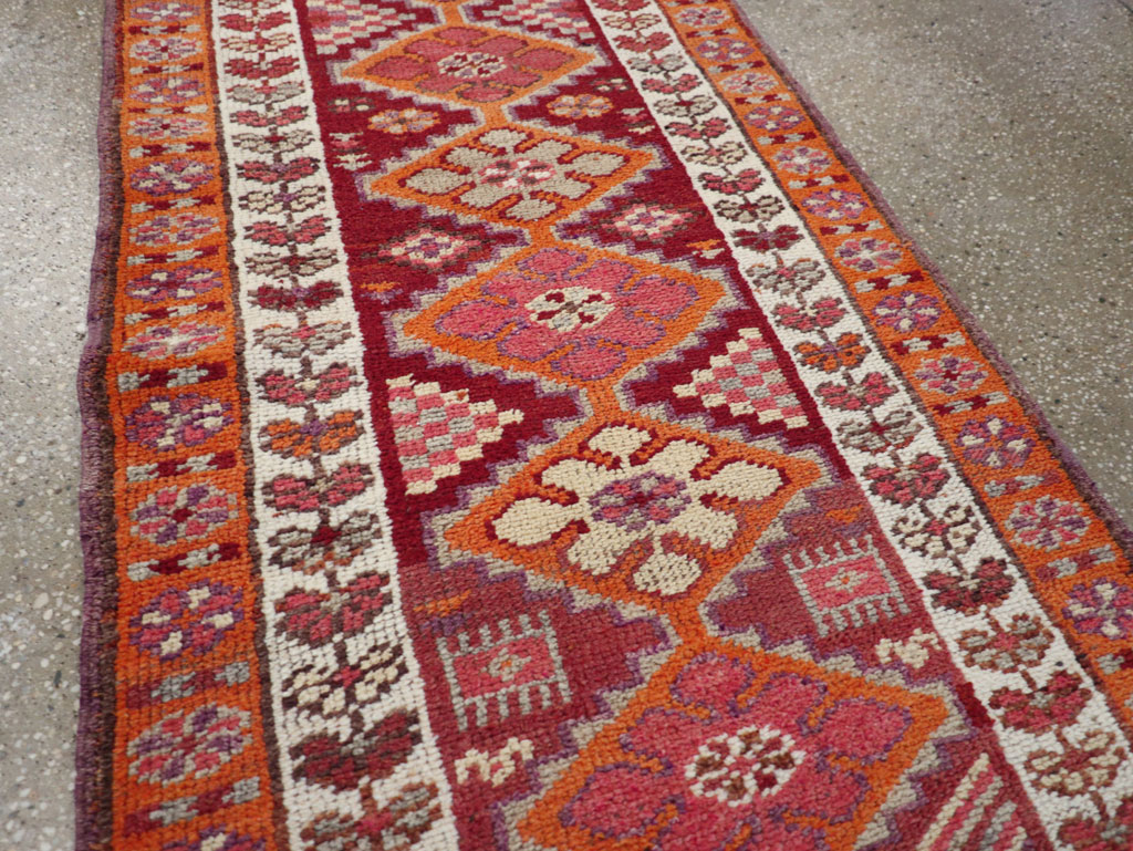 Vintage Turkish Anatolian Runner, No.31892 - Gss
