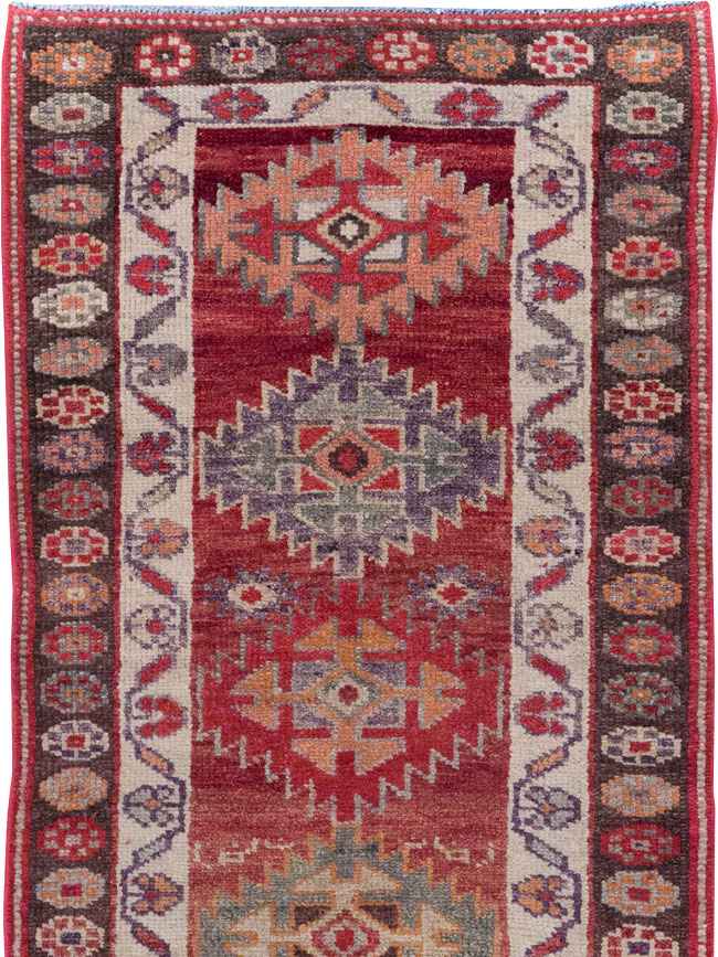 Vintage Turkish Anatolian Runner, No.31893 - Gss