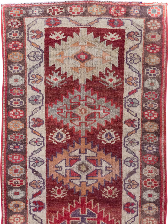 Vintage Turkish Anatolian Runner, No.31893 - Gss