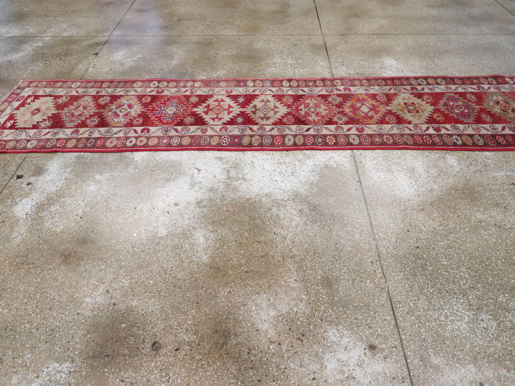 Vintage Turkish Anatolian Runner, No.31893 - Gss