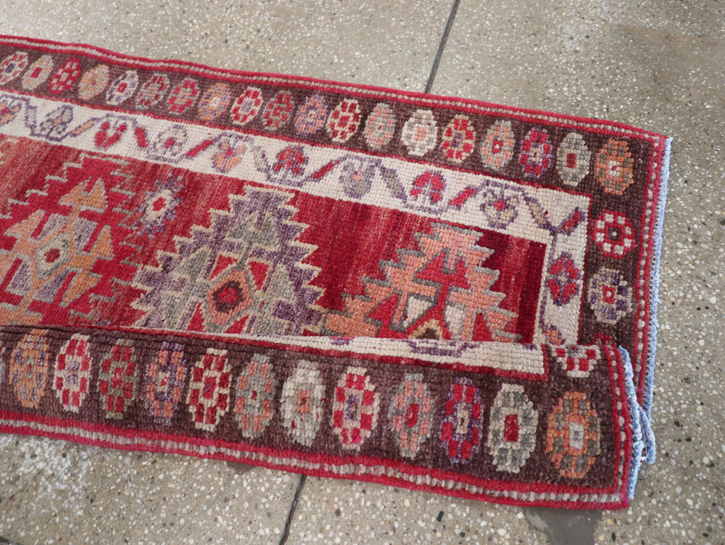 Vintage Turkish Anatolian Runner, No.31893 - Gss