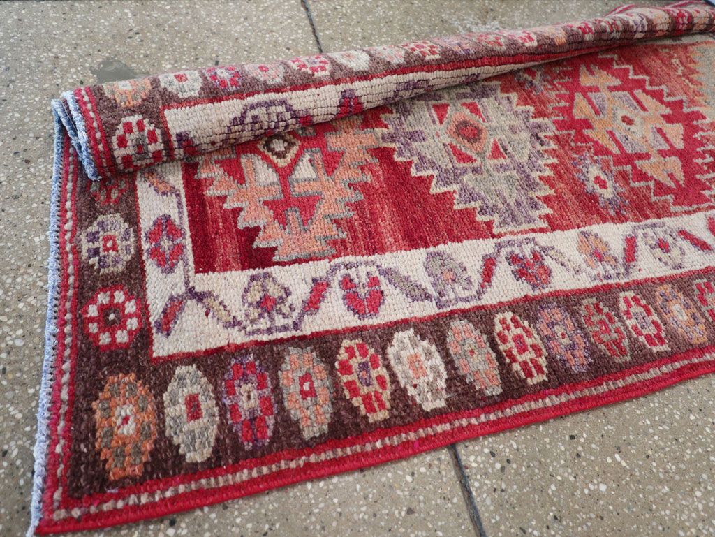 Vintage Turkish Anatolian Runner, No.31893 - Gss