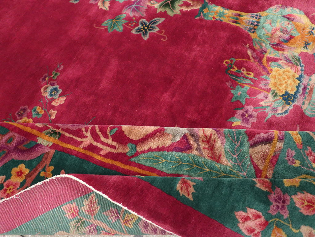 Vintage Chinese Art Deco Carpet, No.31896 - Gss