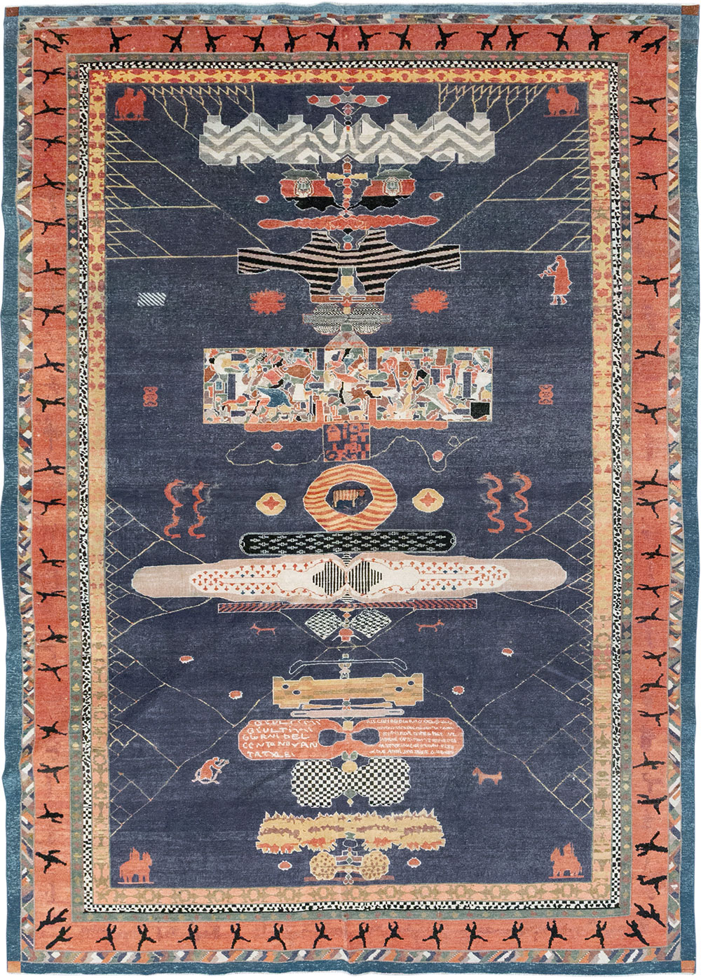 Vintage Turkish Anatolian Accent Carpet, No.31901 - Gss