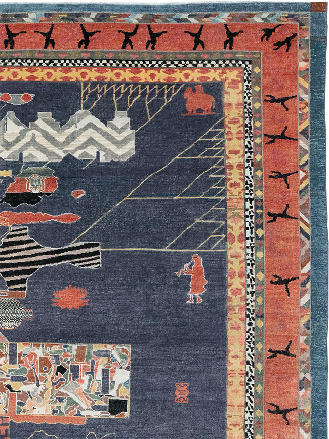 Vintage Turkish Anatolian Accent Carpet, No.31901 - Gss