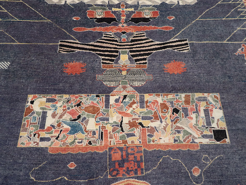 Vintage Turkish Anatolian Accent Carpet, No.31901 - Gss