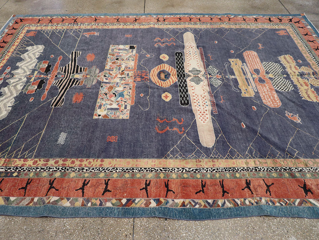 Vintage Turkish Anatolian Accent Carpet, No.31901 - Gss