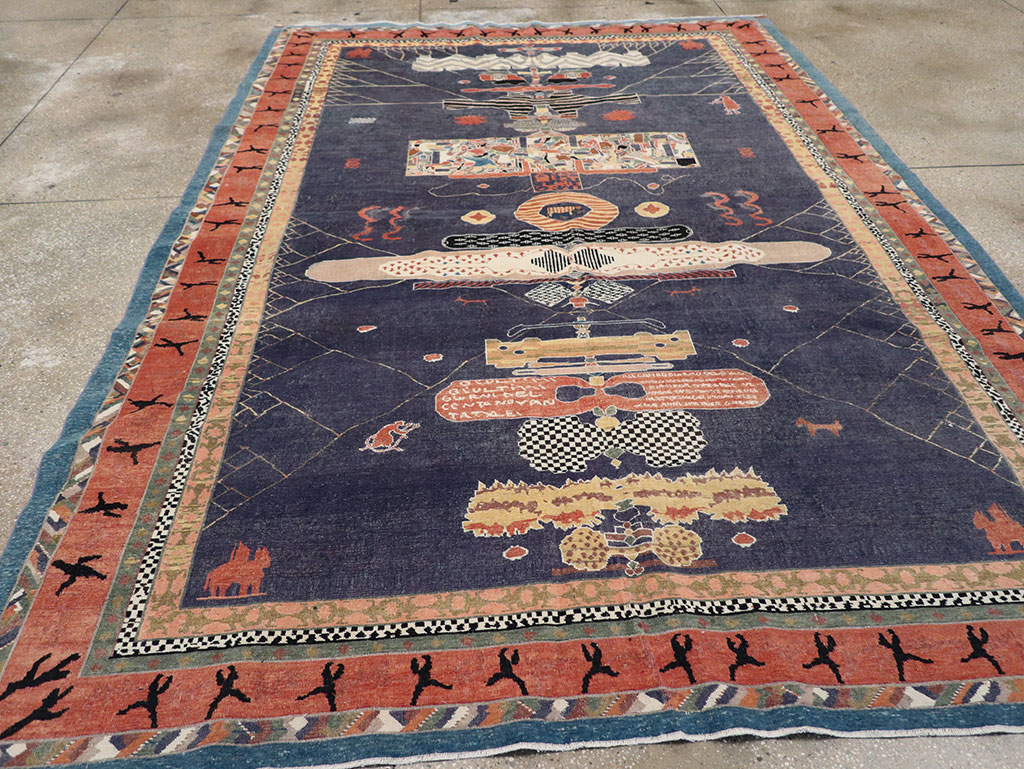 Vintage Turkish Anatolian Accent Carpet, No.31901 - Gss