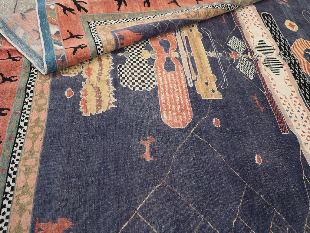 Vintage Turkish Anatolian Accent Carpet, No.31901 - Gss