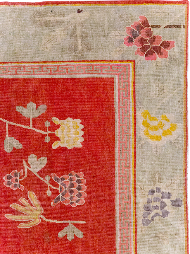 Vintage East Turkestan Pictorial Vase Khotan, No.31902 - Gss