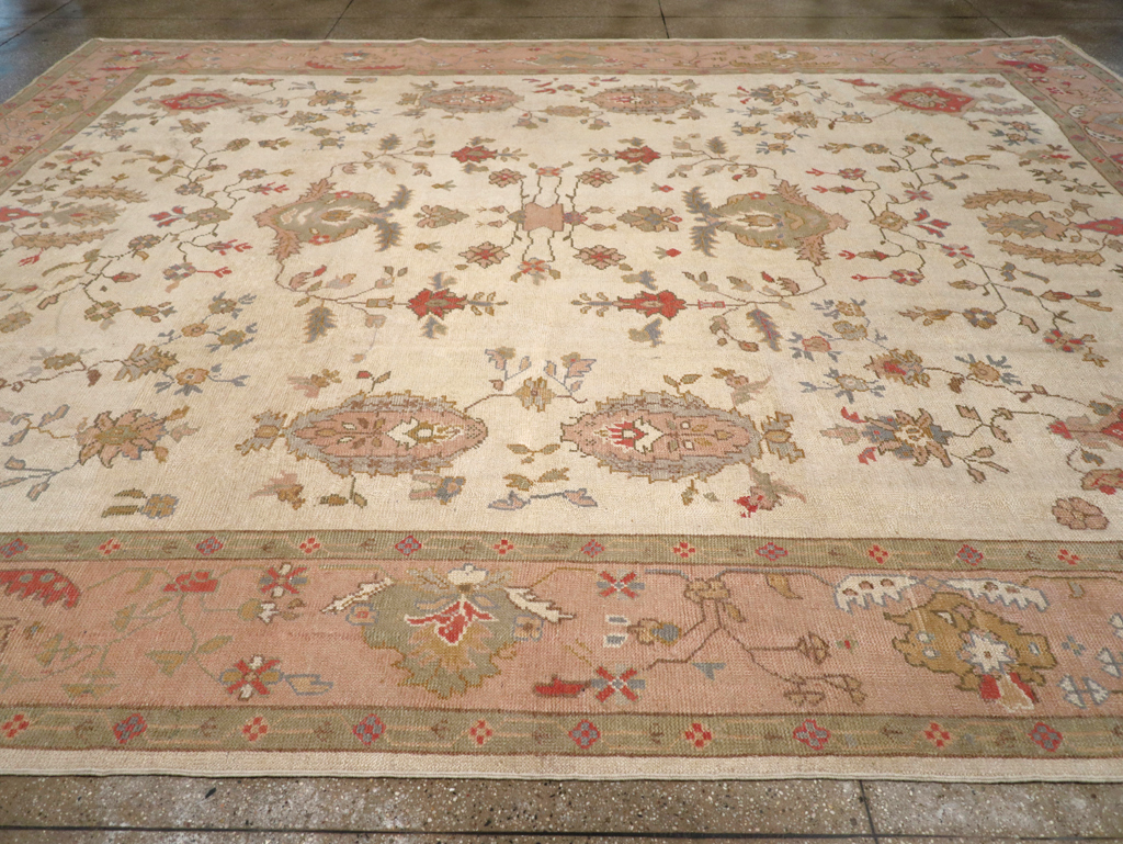 Vintage Turkish Oushak Large Carpet, No.31904 - Gss