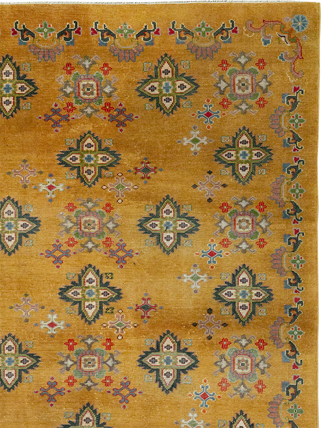 Vintage Indian Room Size Carpet, No.31921 - Gss