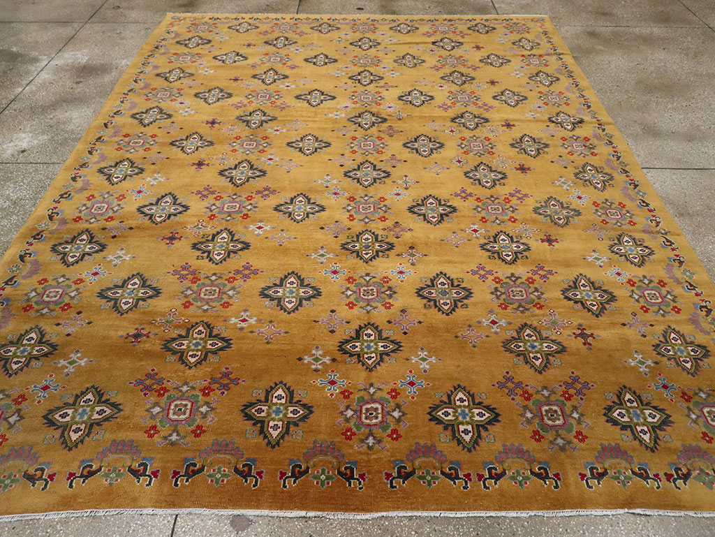 Vintage Indian Room Size Carpet, No.31921 - Gss