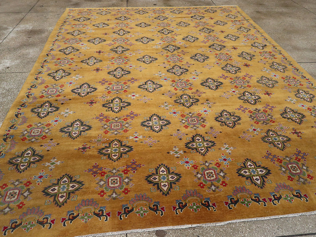Vintage Indian Room Size Carpet, No.31921 - Gss