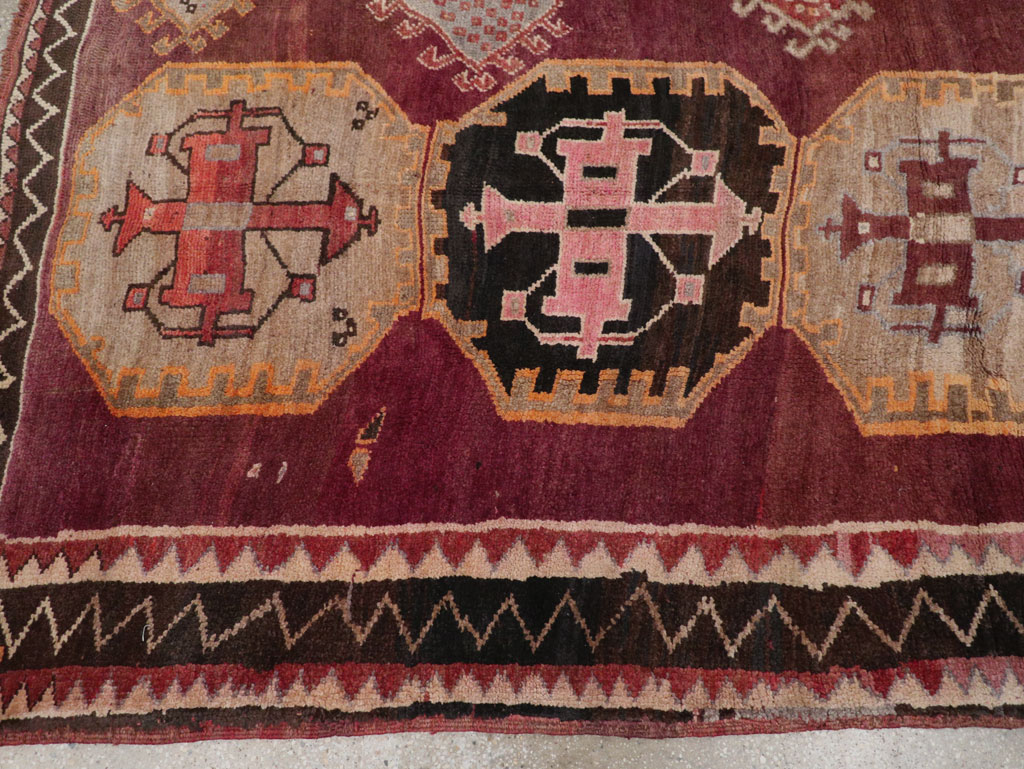 Vintage Turkish Anatolian Small Room Size Carpet, No.31925 - Gss