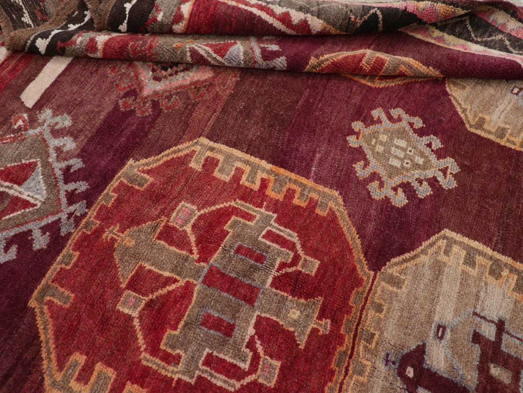Vintage Turkish Anatolian Small Room Size Carpet, No.31925 - Gss
