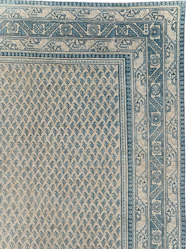 Vintage Persian Mir Saraband Room Size Carpet, No.31929 - Gss