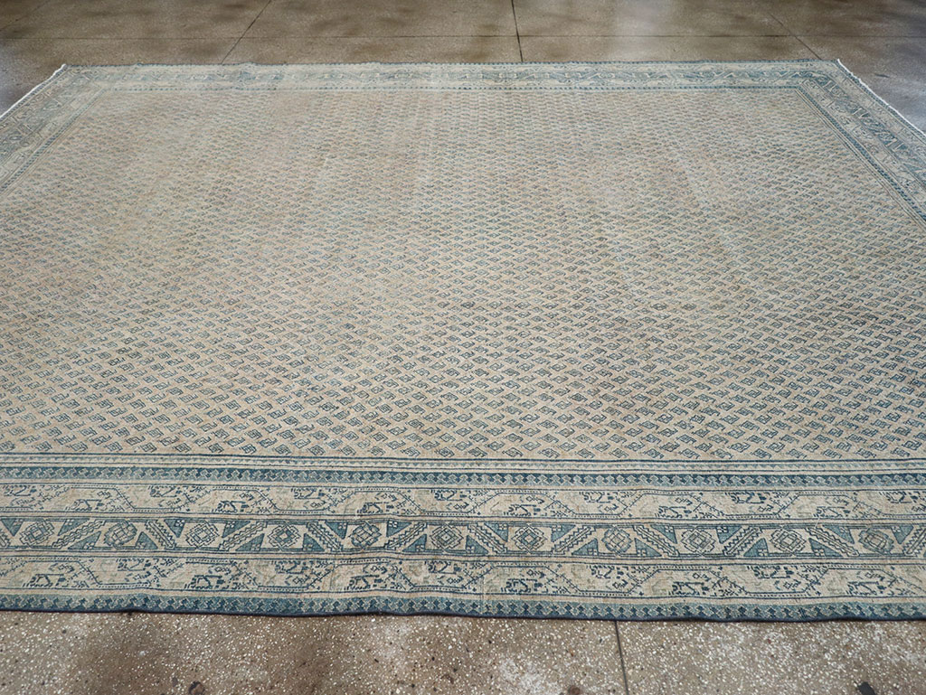 Vintage Persian Mir Saraband Room Size Carpet, No.31929 - Gss