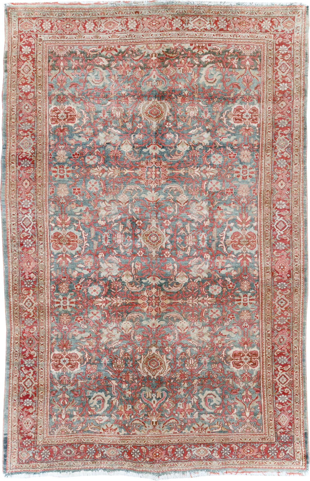 Antique Persian Bidjar Accent Rug, No.31933 - Gss