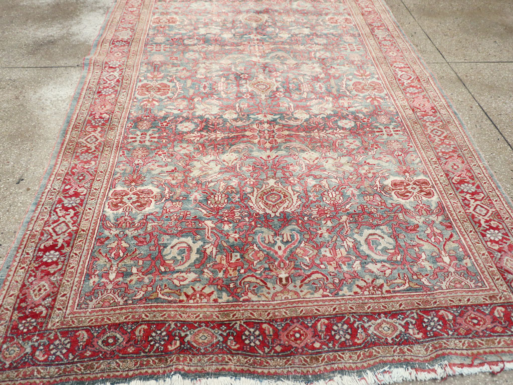 Antique Persian Bidjar Accent Rug, No.31933 - Gss