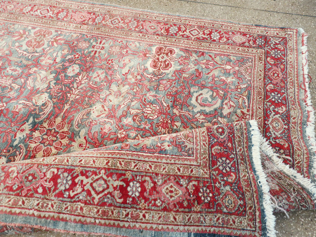 Antique Persian Bidjar Accent Rug, No.31933 - Gss