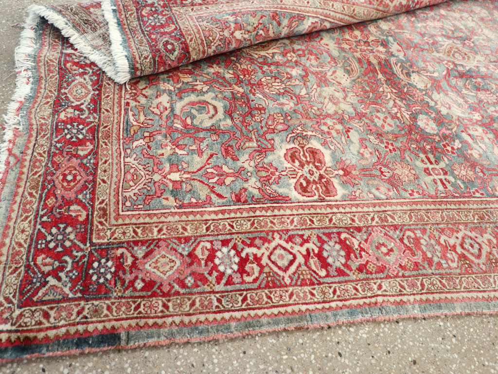 Antique Persian Bidjar Accent Rug, No.31933 - Gss