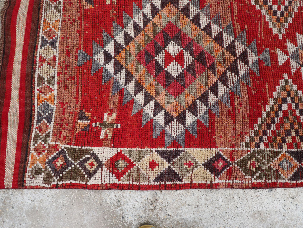 Vintage Turkish Tribal Runner, No.31934 - Gss