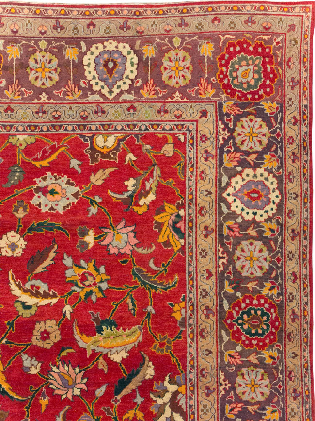Antique Indian Amritsar Room Size Carpet, No.31935 - Gss